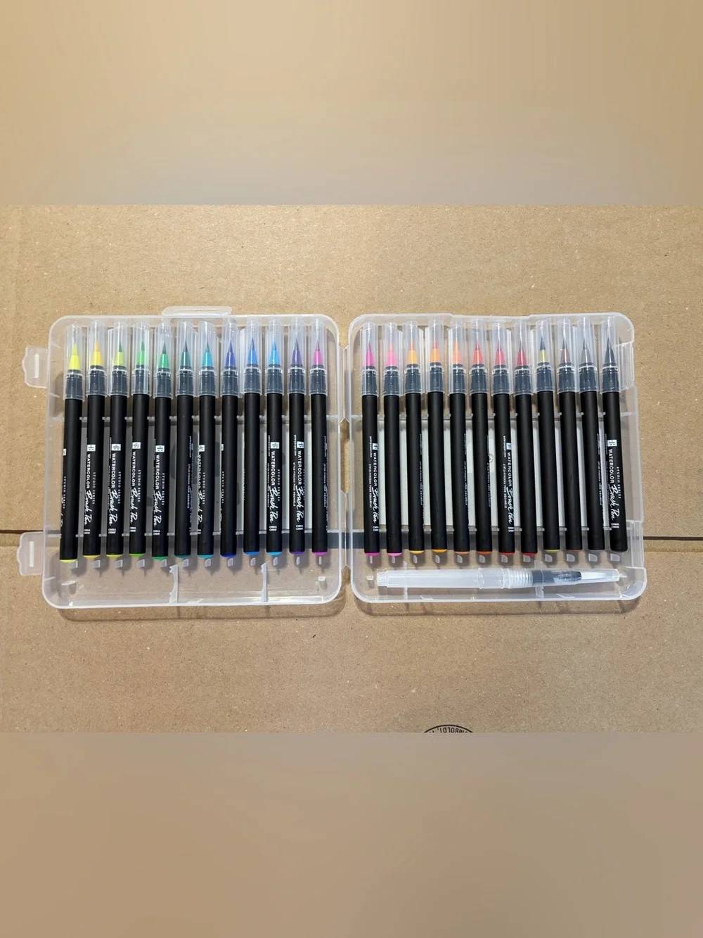 Watercolor Brush Pens - 24 Color Studio Set